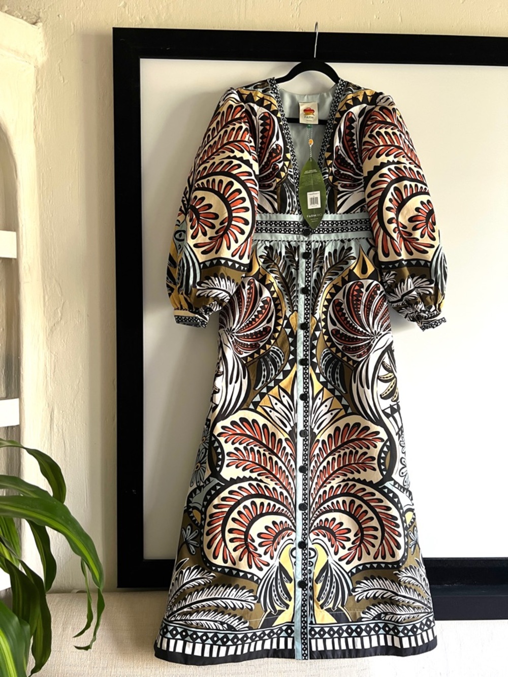 FARM Rio Multicolor Balamana Maxi Dress Size XS NWT - Picture 8 of 16